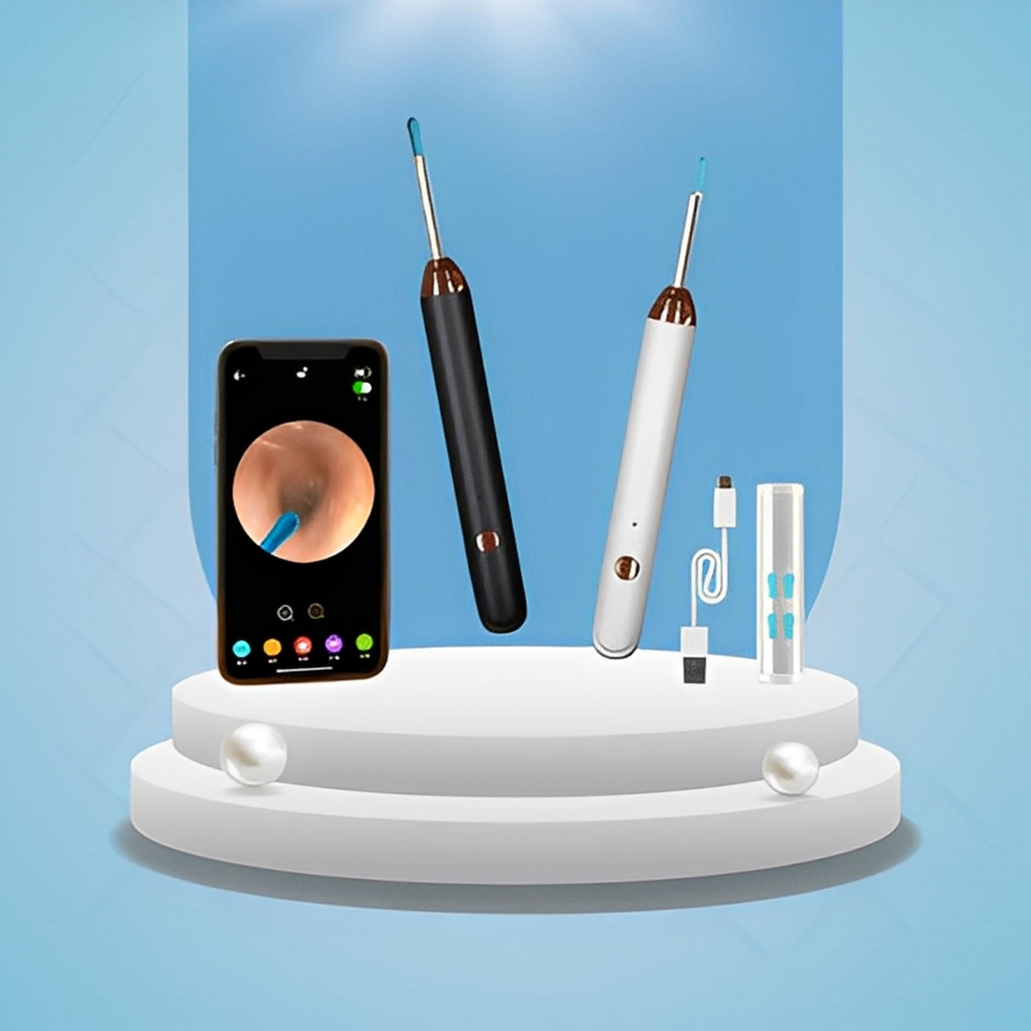 Cleavia™ Smart Ear Cleaner with HD Camera – Wireless Otoscope for Safe & Easy Care