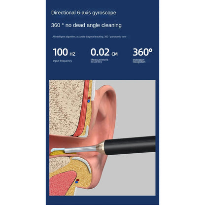 Cleavia™ Smart Ear Cleaner with HD Camera – Wireless Otoscope for Safe & Easy Care