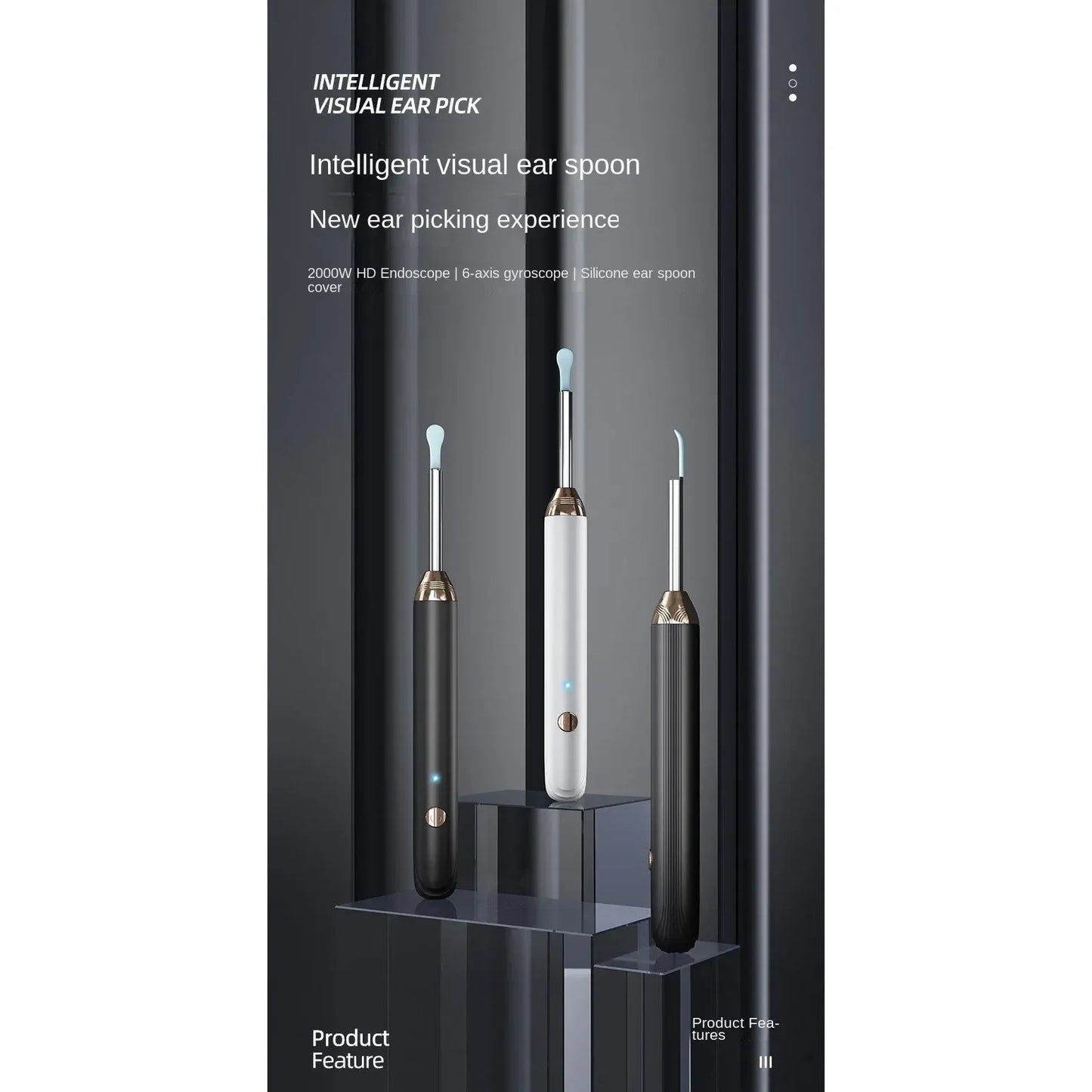 Cleavia™ Smart Ear Cleaner with HD Camera – Wireless Otoscope for Safe & Easy Care