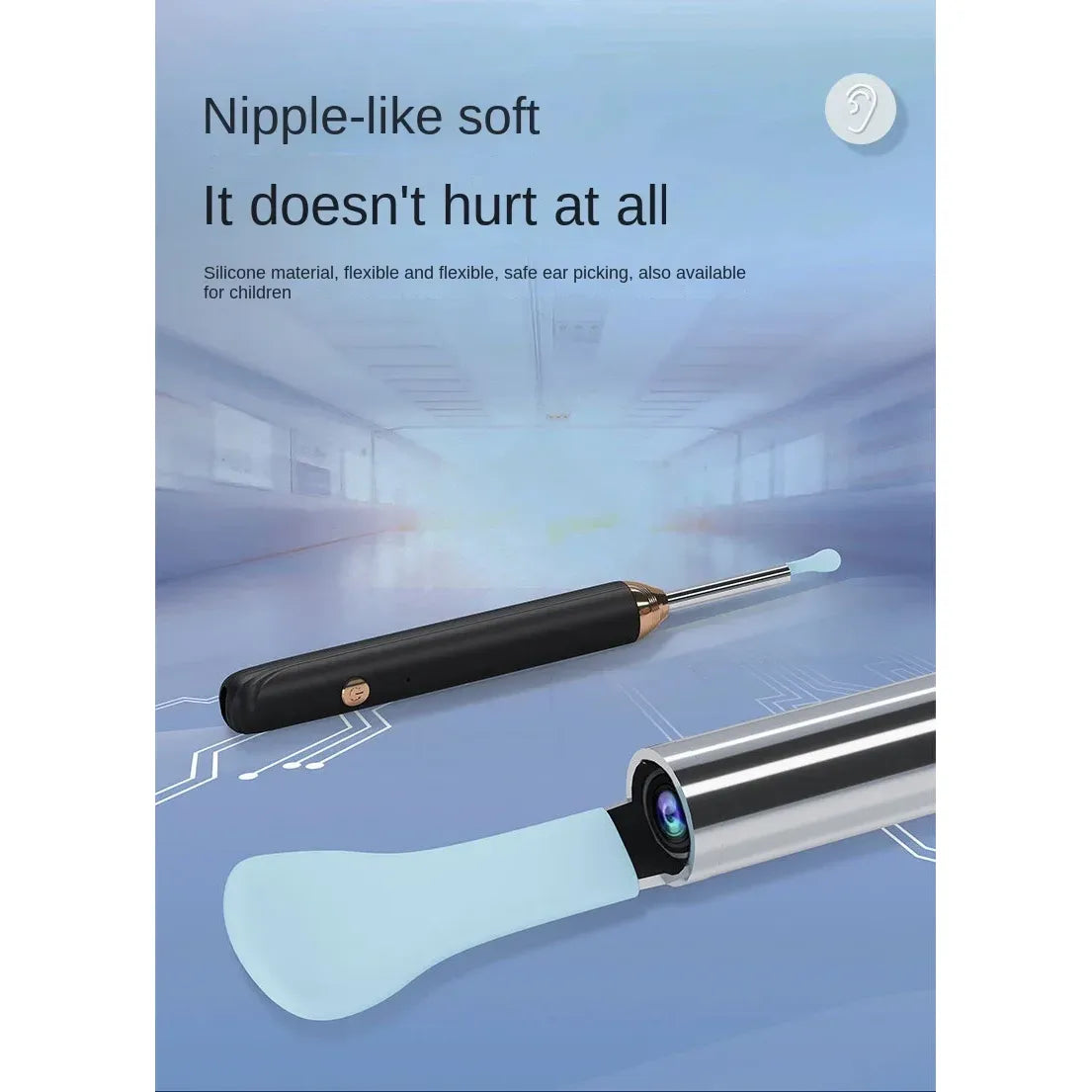 Cleavia™ Smart Ear Cleaner with HD Camera – Wireless Otoscope for Safe & Easy Care