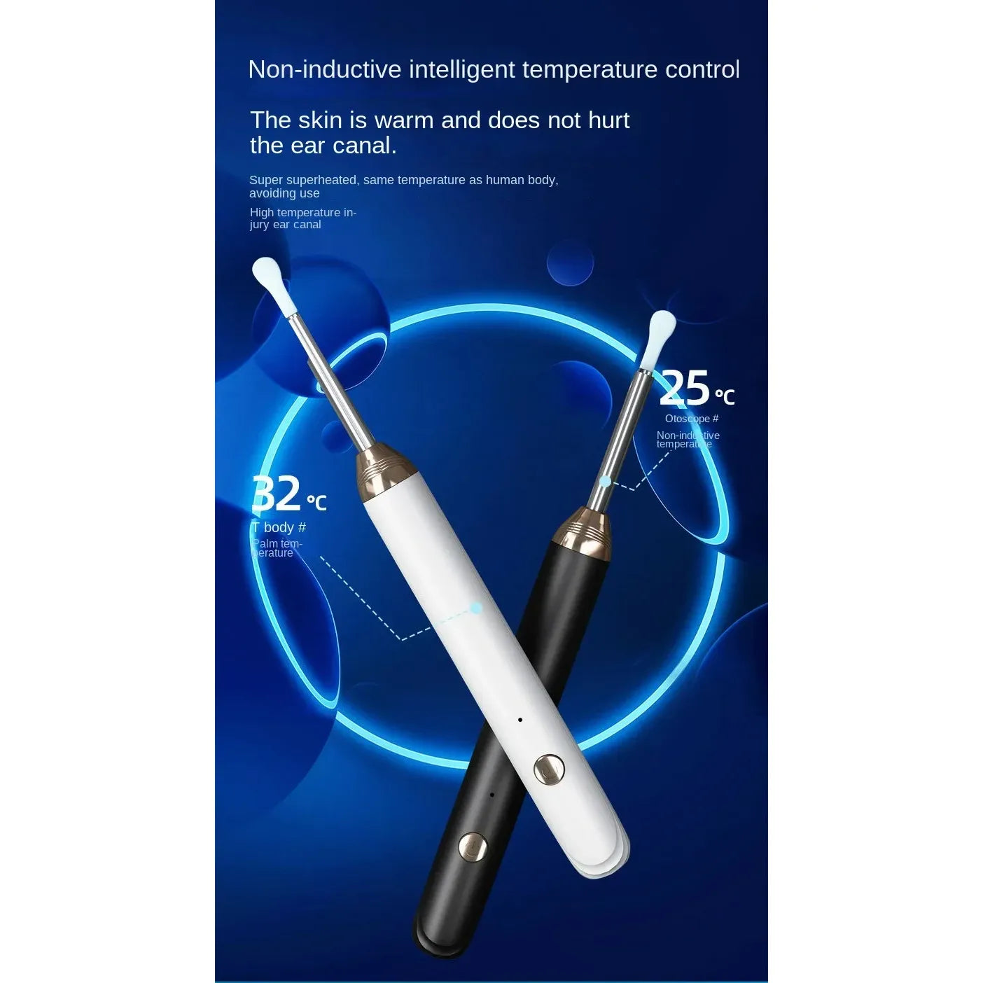 Cleavia™ Smart Ear Cleaner with HD Camera – Wireless Otoscope for Safe & Easy Care